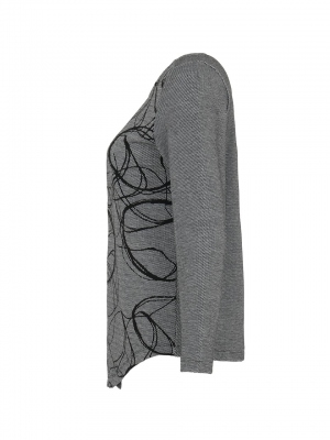 SUÉTER GRIS GARABATOS 2