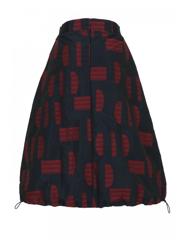 FALDA GEOMETRICS AZUL Y ROJO FALDA GEOMETRICS AZUL Y ROJO