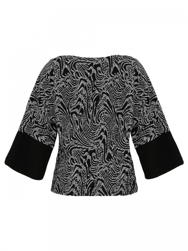 SUÉTER ESTAMPADO ABSTRACTO SUÉTER ESTAMPADO ABSTRACTO