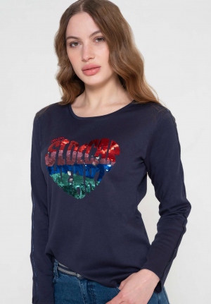 CAMISETA LENTEJUELAS DELIA