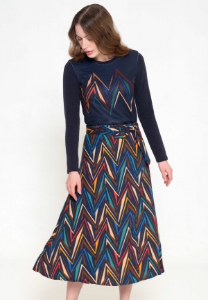 FALDA MULTICOLOR CECILIA