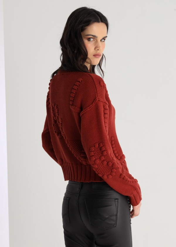 JERSEY PUNTO BURDEOS JERSEY PUNTO BURDEOS