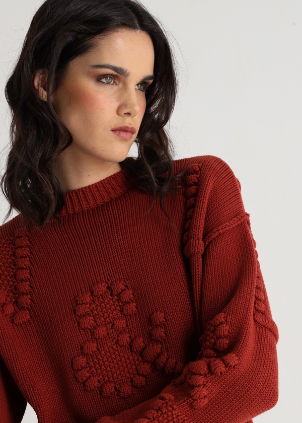 JERSEY PUNTO BURDEOS JERSEY PUNTO BURDEOS