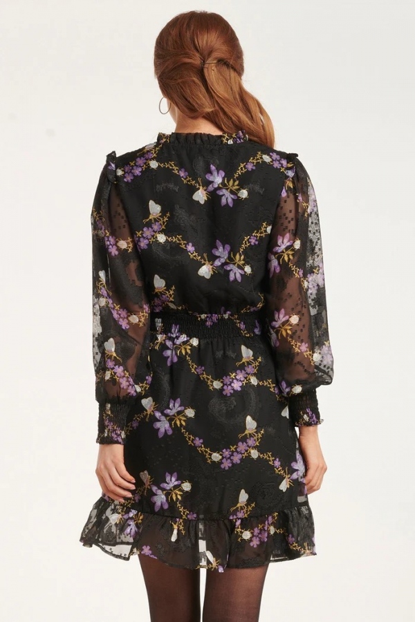 VESTIDO CORTO GASA MARIPOSAS 2