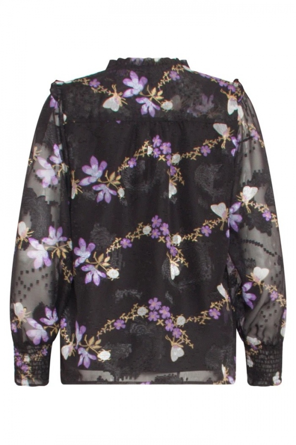 BLUSA NEGRA MARIPOSAS BLUSA NEGRA MARIPOSAS