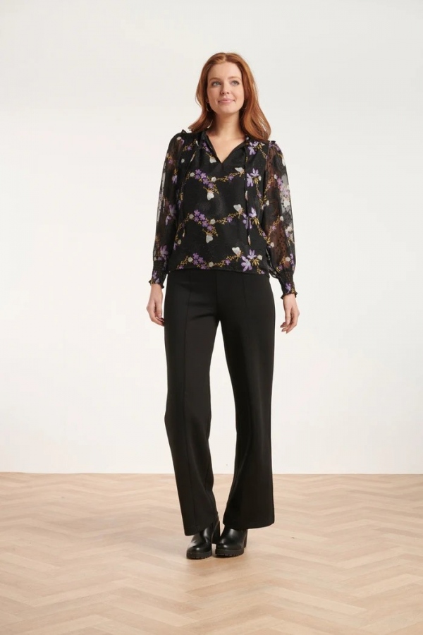 BLUSA NEGRA MARIPOSAS BLUSA NEGRA MARIPOSAS