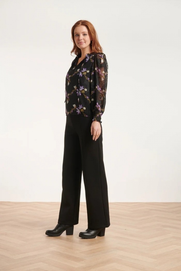 BLUSA NEGRA MARIPOSAS BLUSA NEGRA MARIPOSAS