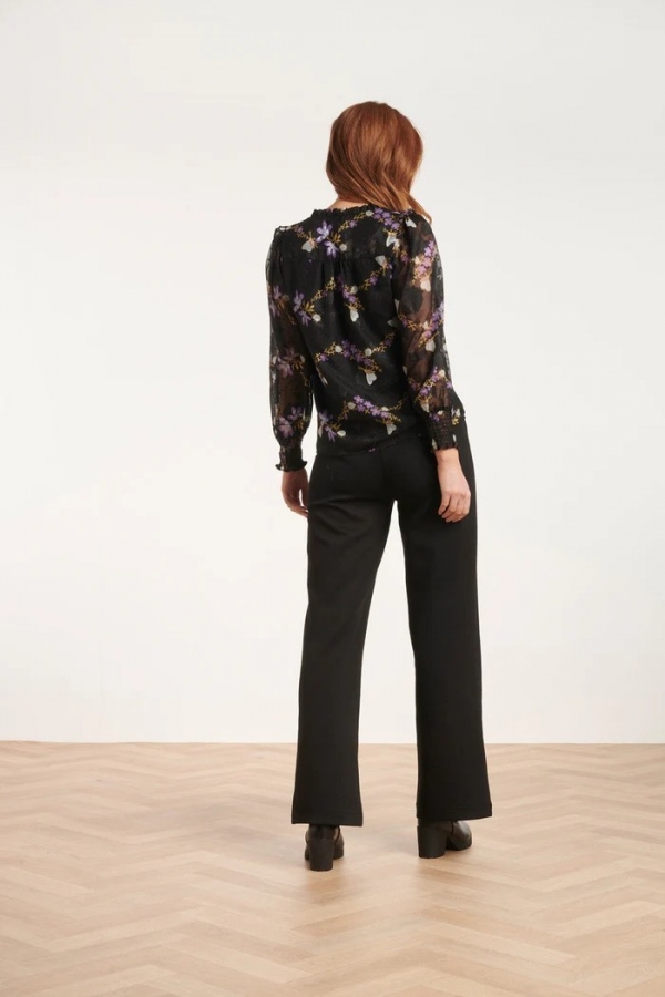 BLUSA NEGRA MARIPOSAS BLUSA NEGRA MARIPOSAS