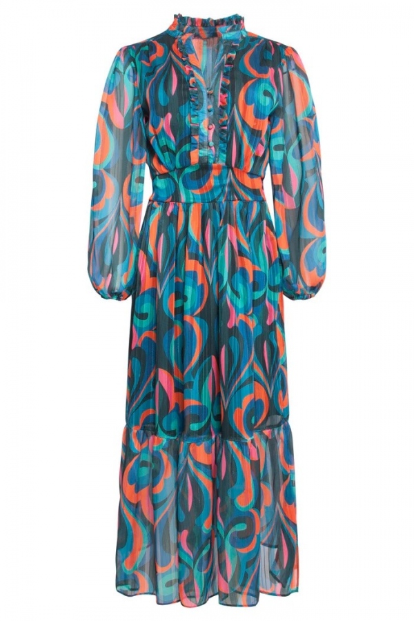 VESTIDO LARGO MULTICOLOR VESTIDO LARGO MULTICOLOR