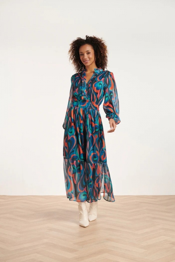 VESTIDO LARGO MULTICOLOR VESTIDO LARGO MULTICOLOR