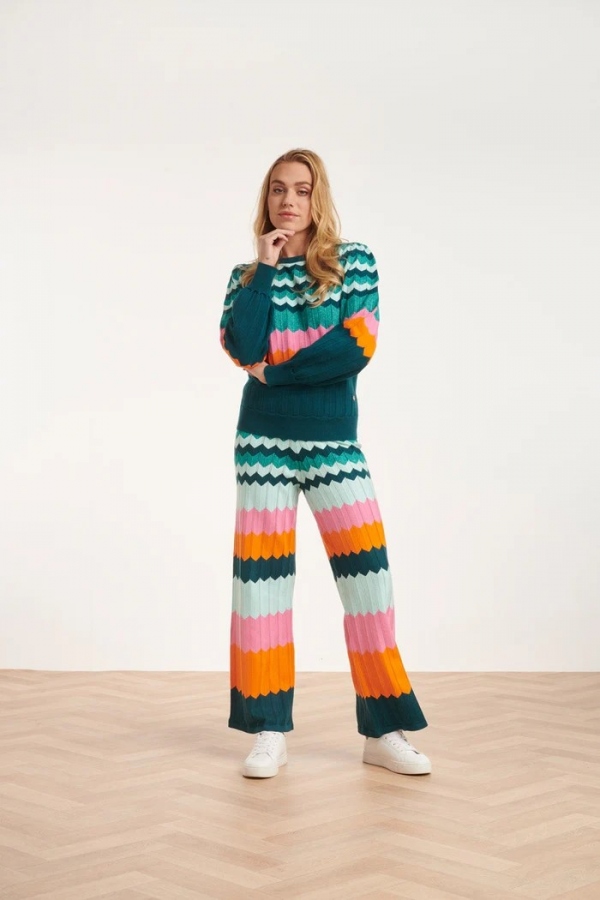 PANTALÓN ZIG ZAG MULTICOLOR PANTALÓN ZIG ZAG MULTICOLOR