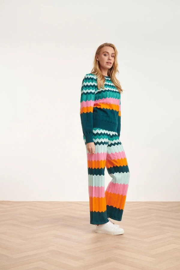 PANTALÓN ZIG ZAG MULTICOLOR PANTALÓN ZIG ZAG MULTICOLOR