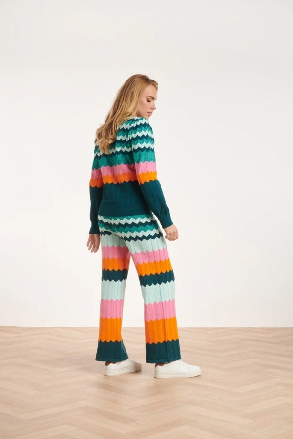 PANTALÓN ZIG ZAG MULTICOLOR PANTALÓN ZIG ZAG MULTICOLOR