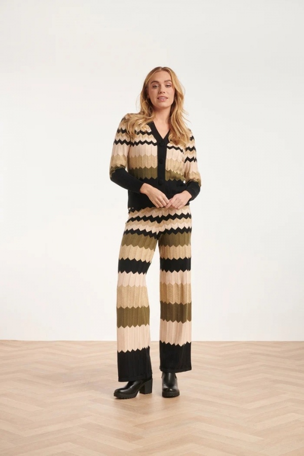 CARDIGÁN PUNTO ZIG ZAG NEUTRO CARDIGÁN PUNTO ZIG ZAG NEUTRO