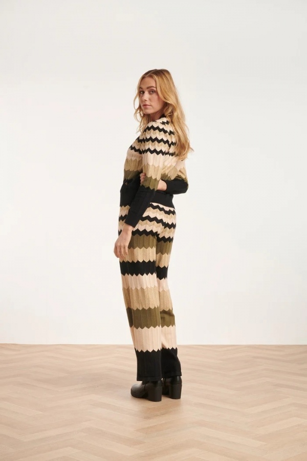 CARDIGÁN PUNTO ZIG ZAG NEUTRO CARDIGÁN PUNTO ZIG ZAG NEUTRO