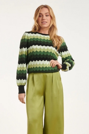 JERSEY ZIG ZAG VERDE