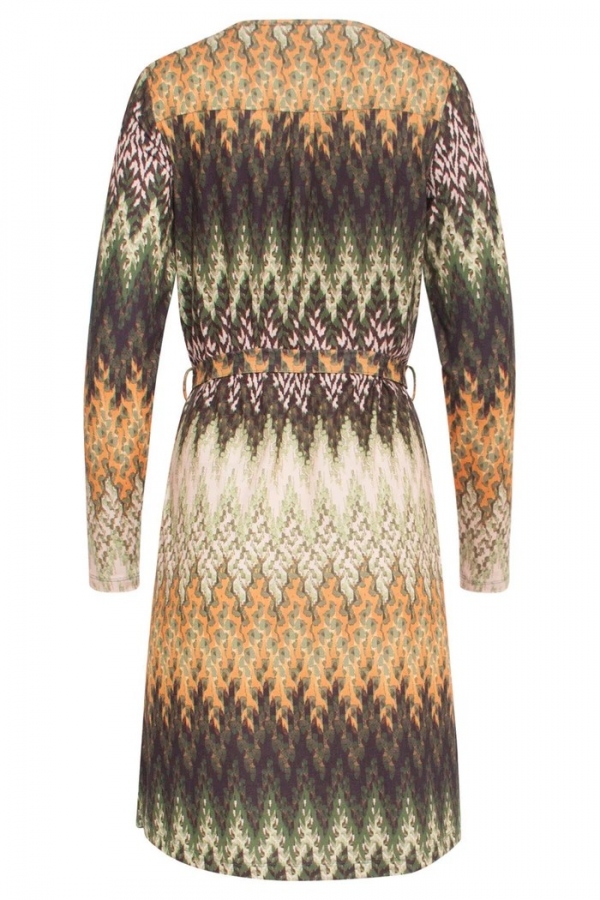 VESTIDO ZIG ZAG VERDE VESTIDO ZIG ZAG VERDE
