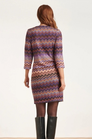 VESTIDO ZIG ZAG MORADO 2