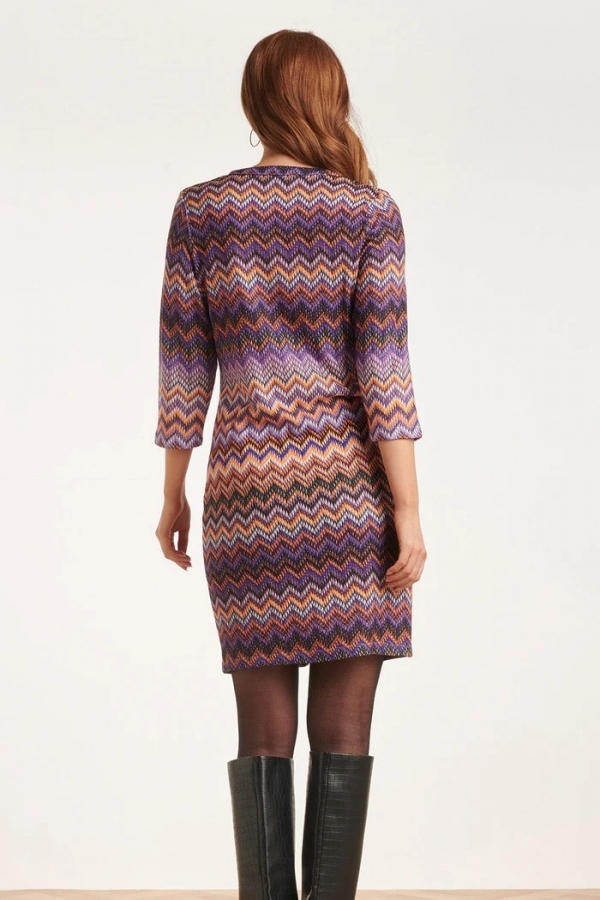 VESTIDO ZIG ZAG MORADO 2