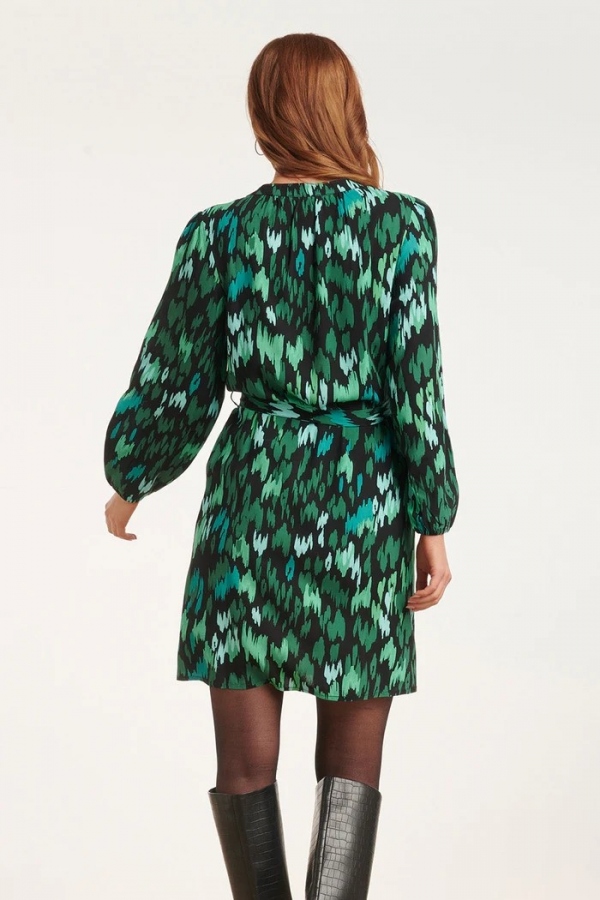 VESTIDO ANIMAL PRINT VERDE... 2