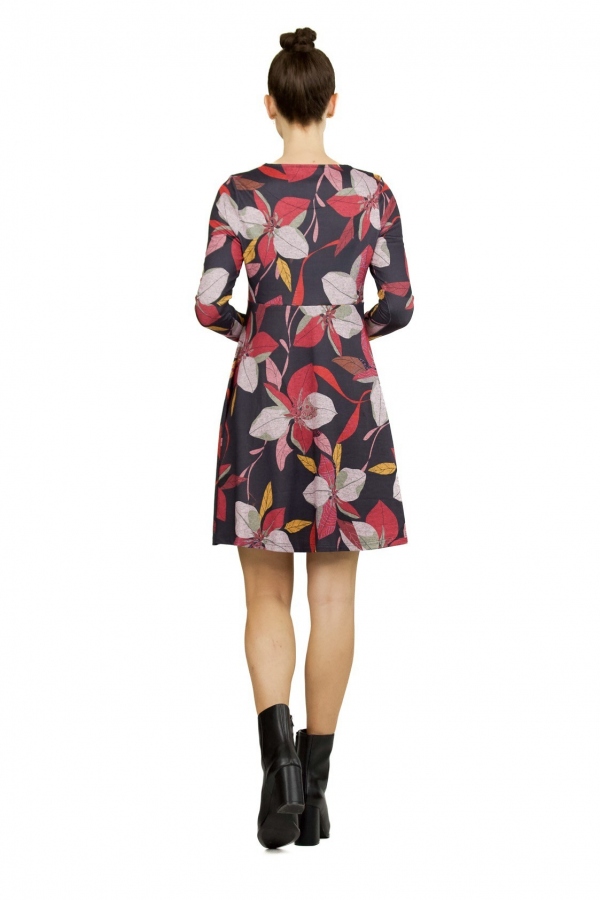 VESTIDO CORTO FLORAL VESTIDO CORTO FLORAL