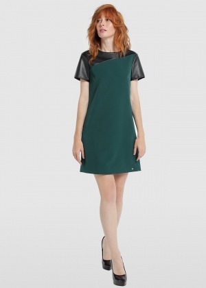 VESTIDO CORTE POLIPIEL