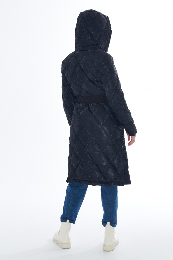 ABRIGO LARGO ACOLCHADO AZUL... 2