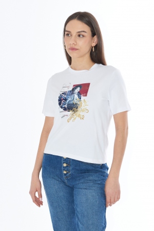 CAMISETA MANGA CORTA BLANCA...