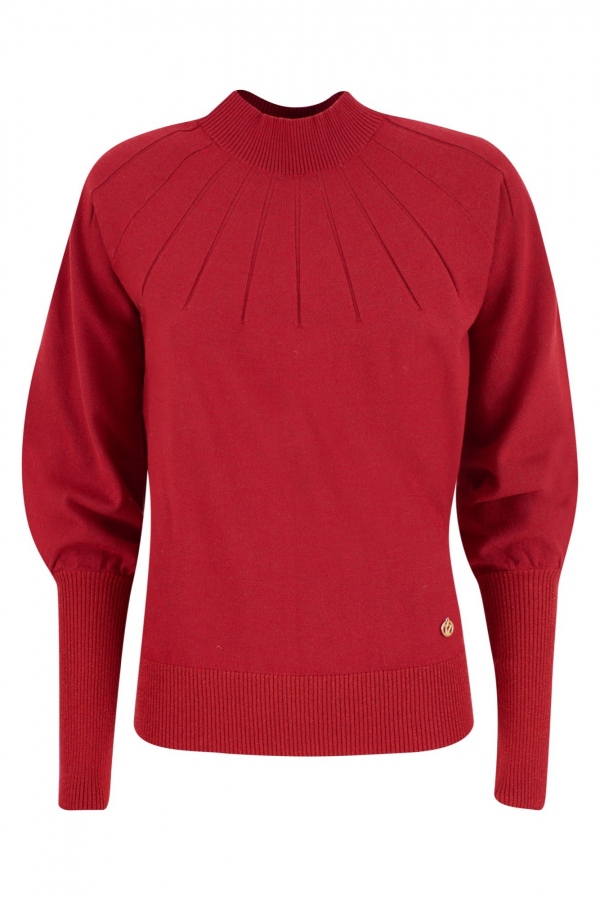 SUÉTER ABULLONADO ROJO SUÉTER ABULLONADO ROJO