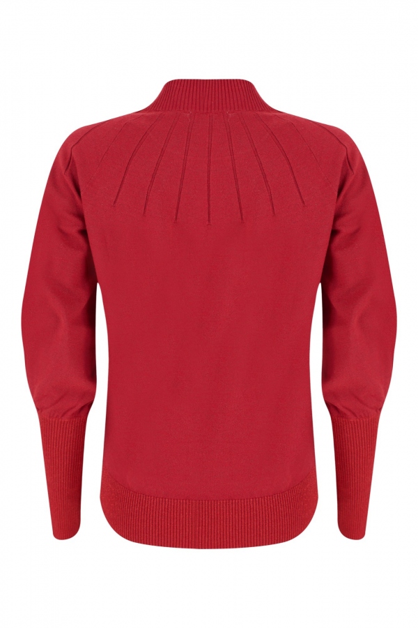 SUÉTER ABULLONADO ROJO SUÉTER ABULLONADO ROJO