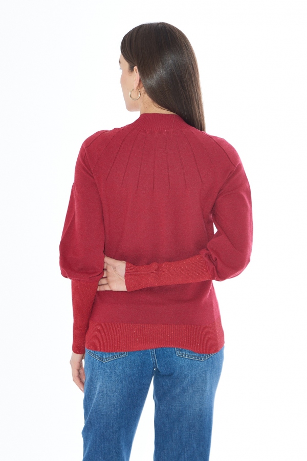 SUÉTER ABULLONADO ROJO SUÉTER ABULLONADO ROJO