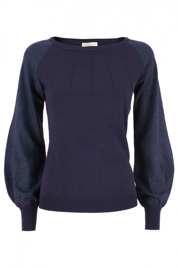 SUÉTER AZUL ABULLONADO BRILLO SUÉTER AZUL ABULLONADO BRILLO