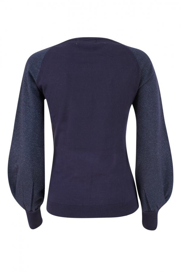 SUÉTER AZUL ABULLONADO BRILLO SUÉTER AZUL ABULLONADO BRILLO