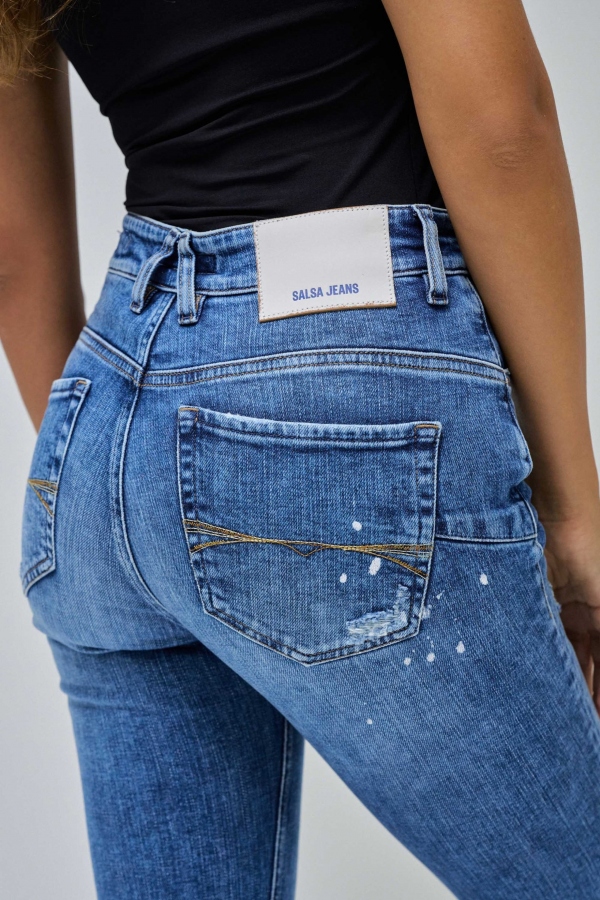 JEANS PUSH IN FAITH ROTOS 2