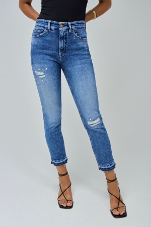 JEANS PUSH IN FAITH ROTOS