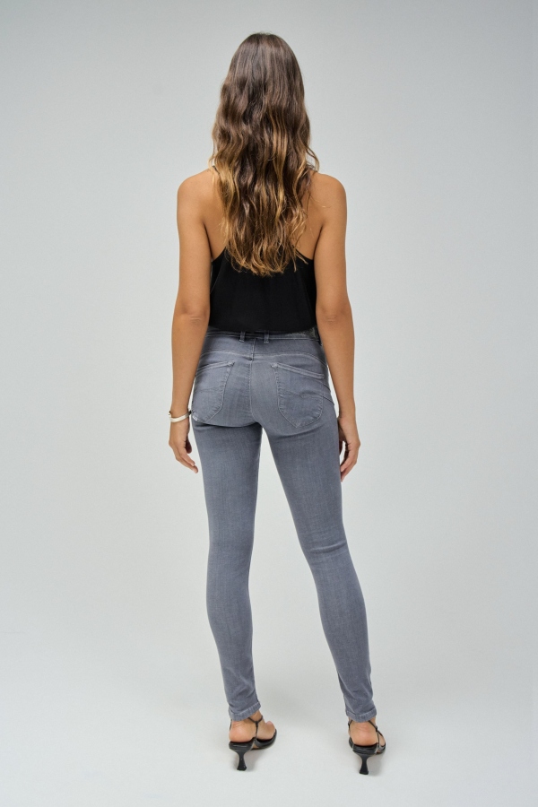 JEANS PUSH IN SECRET SOFT TOUCH GRIS JEANS PUSH IN SECRET SOFT TOUCH GRIS