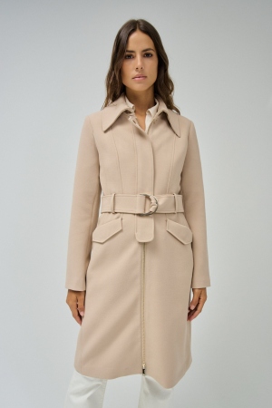 GABARDINA BEIGE CON CINTURÓN