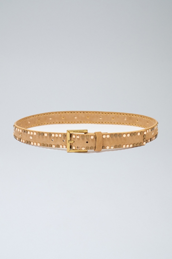 CINTURÓN DE CUERO BEIGE... 2