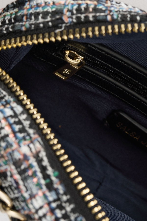 BANDOLERA TWEED AZUL