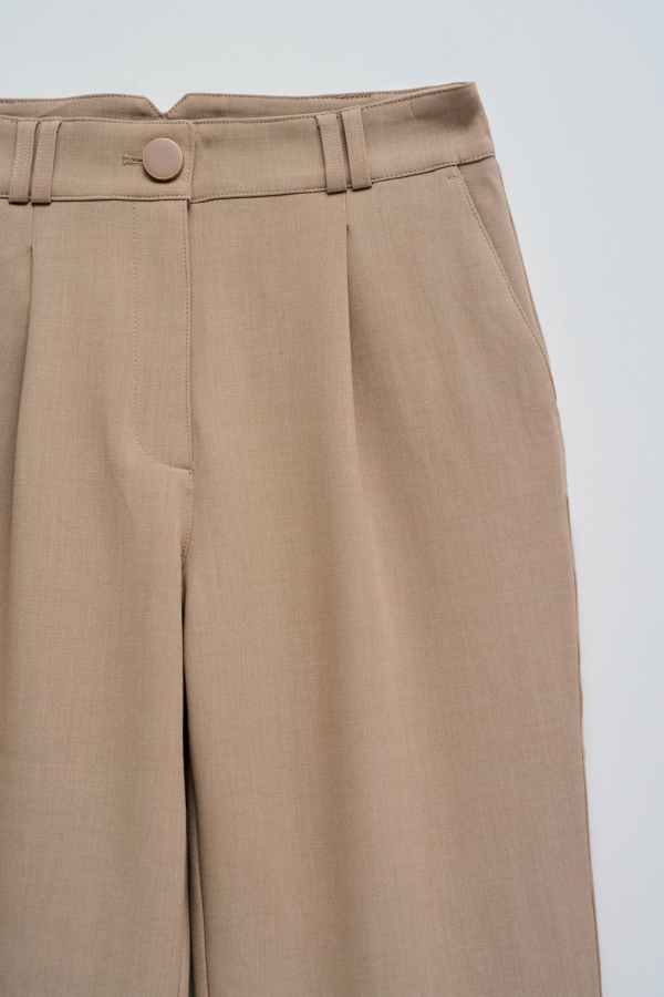 PANTALÓN CHINO SLIM TELA BEIGE