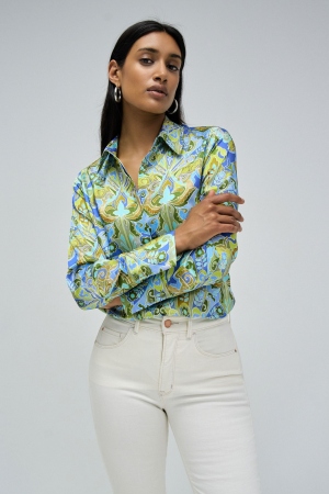 CAMISA DE SATÉN PASLEY...