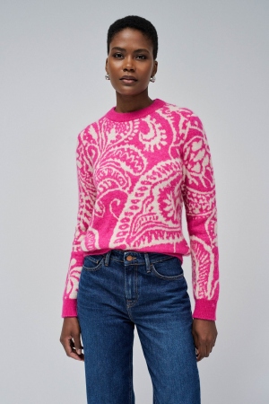 JERSEY LANA Y MOHAIR ROSA