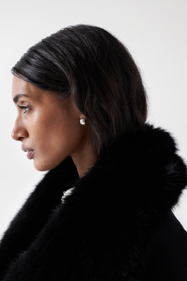 ABRIGO NEGRO DE PAÑO GRACE... 2