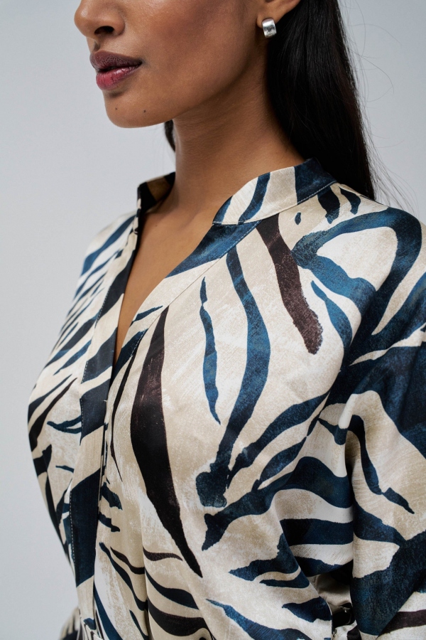 VESTIDO MIDI ANIMAL PRINT VESTIDO MIDI ANIMAL PRINT