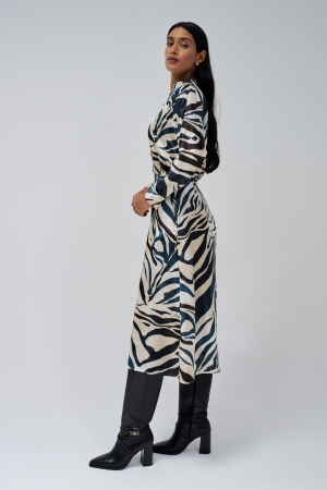 VESTIDO MIDI ANIMAL PRINT 2