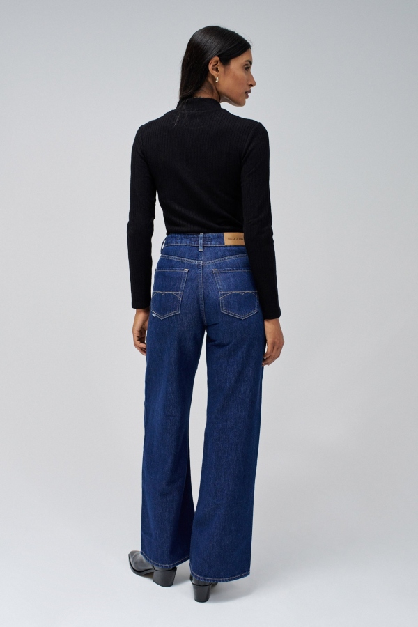 JERSEY NEGRO DE PUNTO CON CADENA