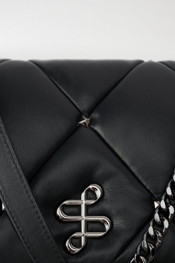 BOLSO BANDOLERA ACOLCHADO NEGRO BOLSO BANDOLERA ACOLCHADO NEGRO