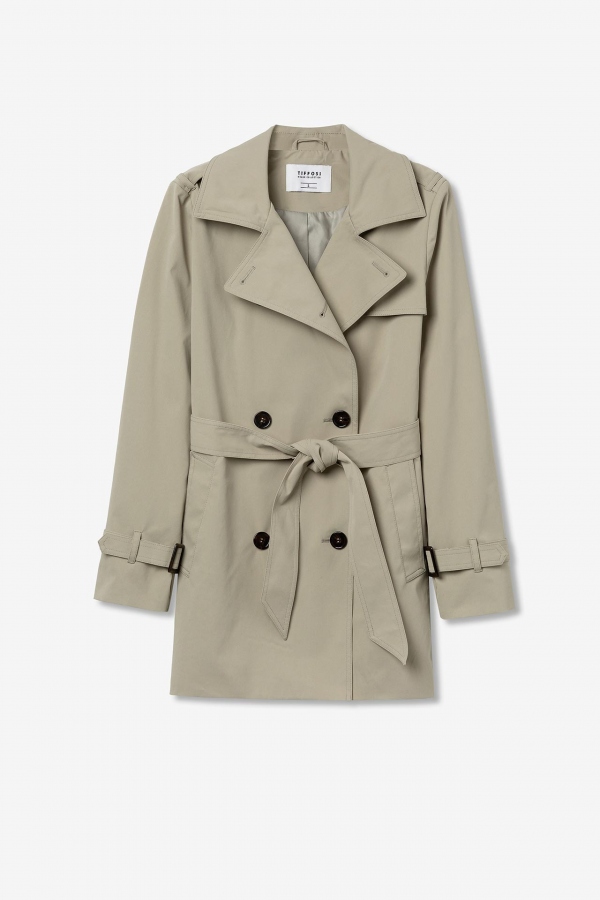 GABARDINA CORTA GANZI BEIGE GABARDINA CORTA GANZI BEIGE