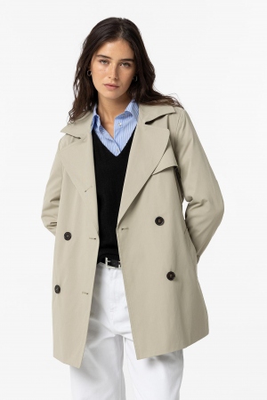 GABARDINA CORTA GANZI BEIGE