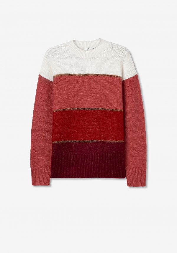 JERSEY DE PUNTO RAYAS MULTICOLOR JERSEY DE PUNTO RAYAS MULTICOLOR